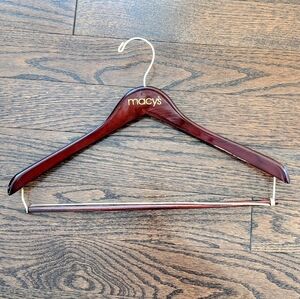 Macy's Wood Suit Hanger, 17 Inch